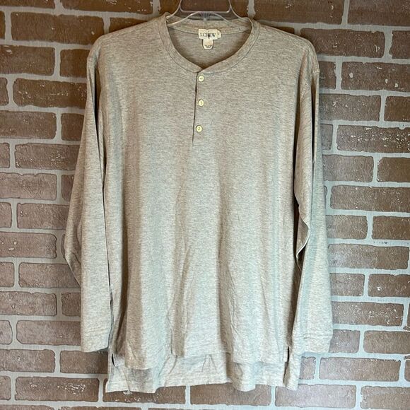 J. Crew Other - J.Crew J Crew Vintage Mens Size XL Oarsman shirt Knit Beige cotton henley
